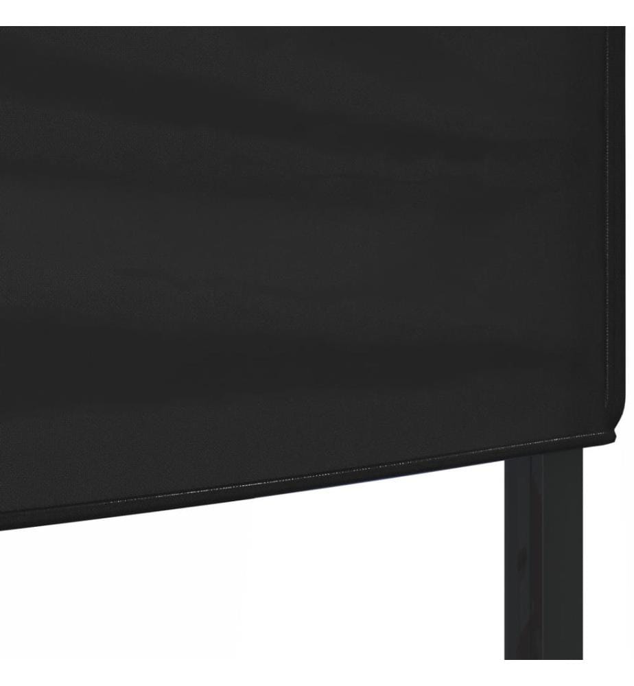 Partyzelt Faltbar Schwarz 2x2 m