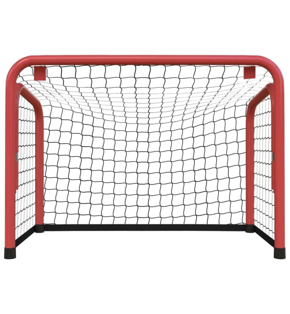 But de hockey avec filet rouge et noir 68x32x47 cm