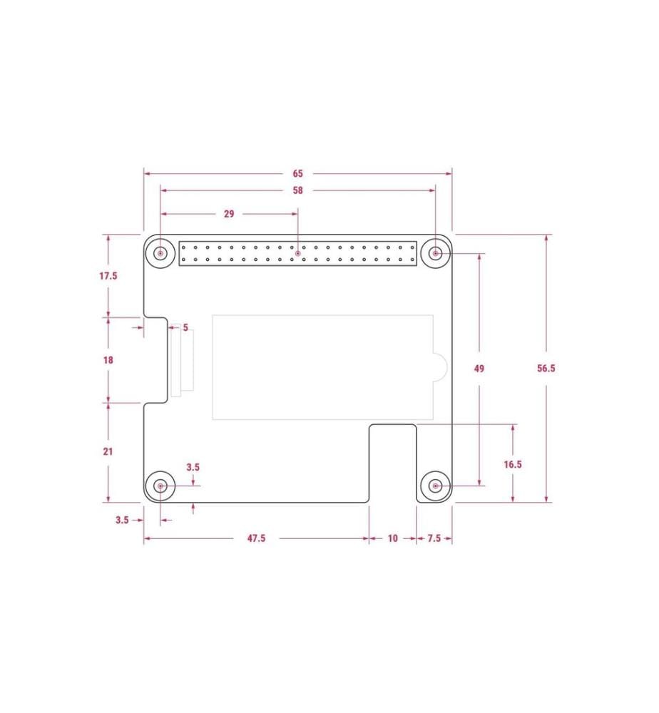 Raspberry Pi - M.2 HAT+ für Raspberry Pi -5