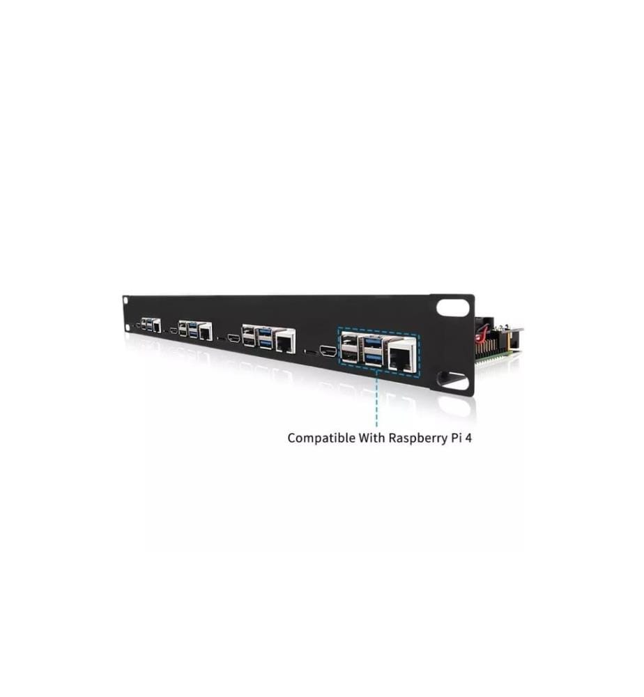 Raspberry Pi - Support de serveur en rack U1 pour Raspberry Pi - 4B