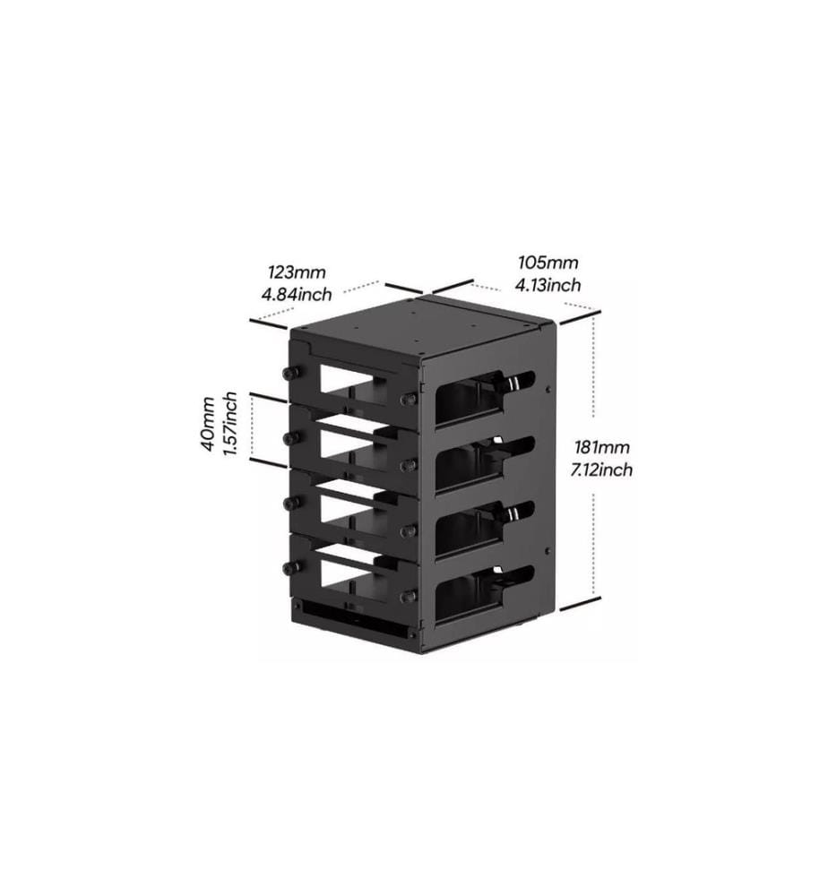 Raspberry Pi - Cluster rack pour Raspberry Pi - 4 B, 3 B/B+