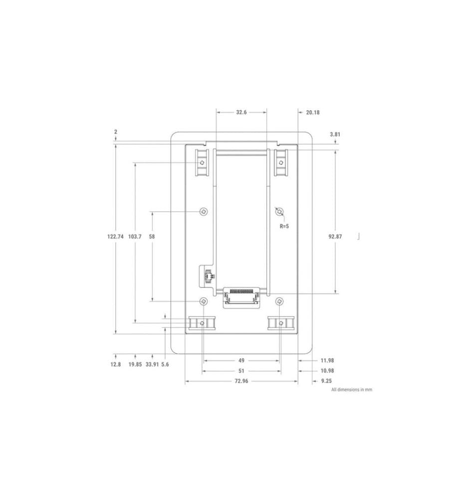 Raspberry Pi - Touchscreen Raspberry Pi - Touch Display 2 (5 Portrait)