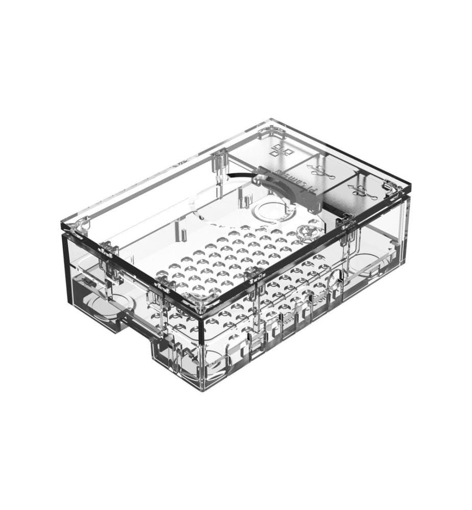Raspberry Pi - Boîtier pour Raspberry Pi - 4 Model B Transparent
