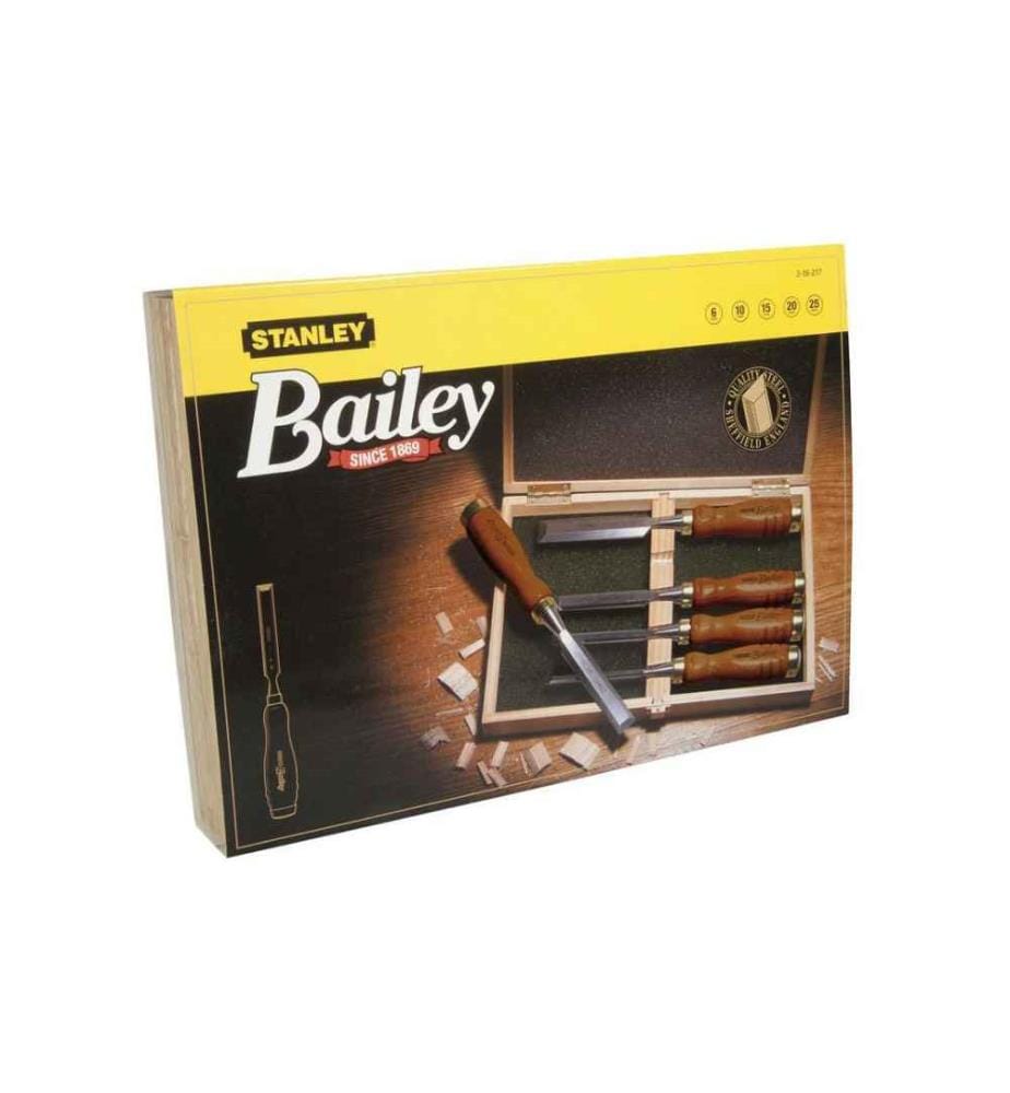 STANLEY - Ciseau à bois Set Bailey 5 pièces
