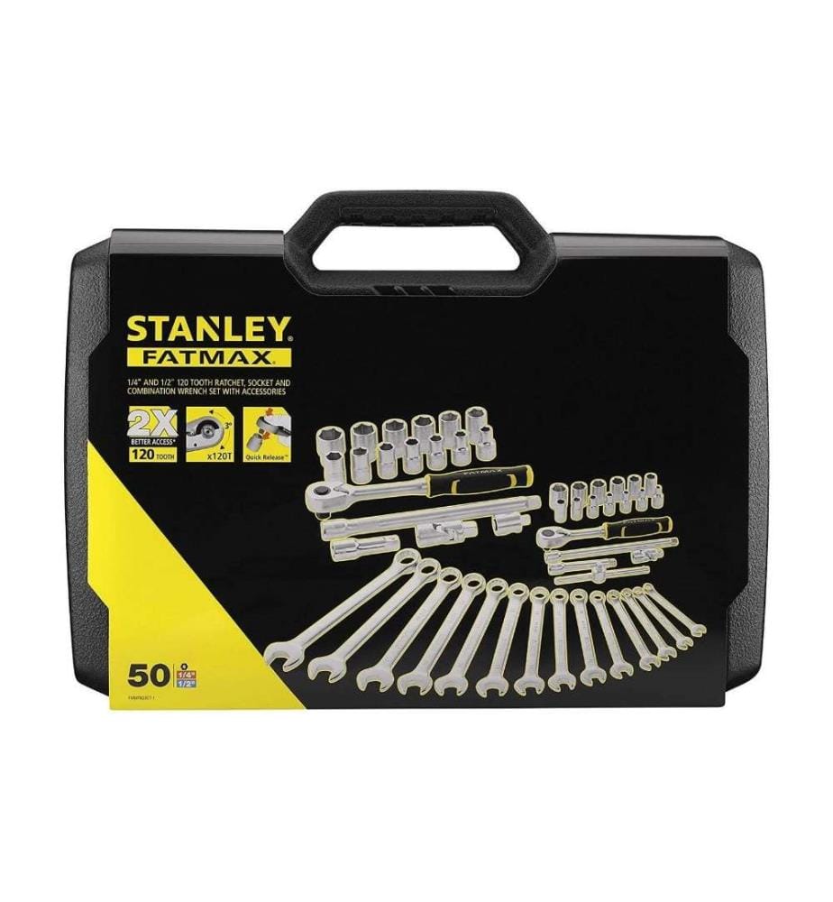 STANLEY - Fatmax Kit d'outils 1/2 + 1/4 49 pièces