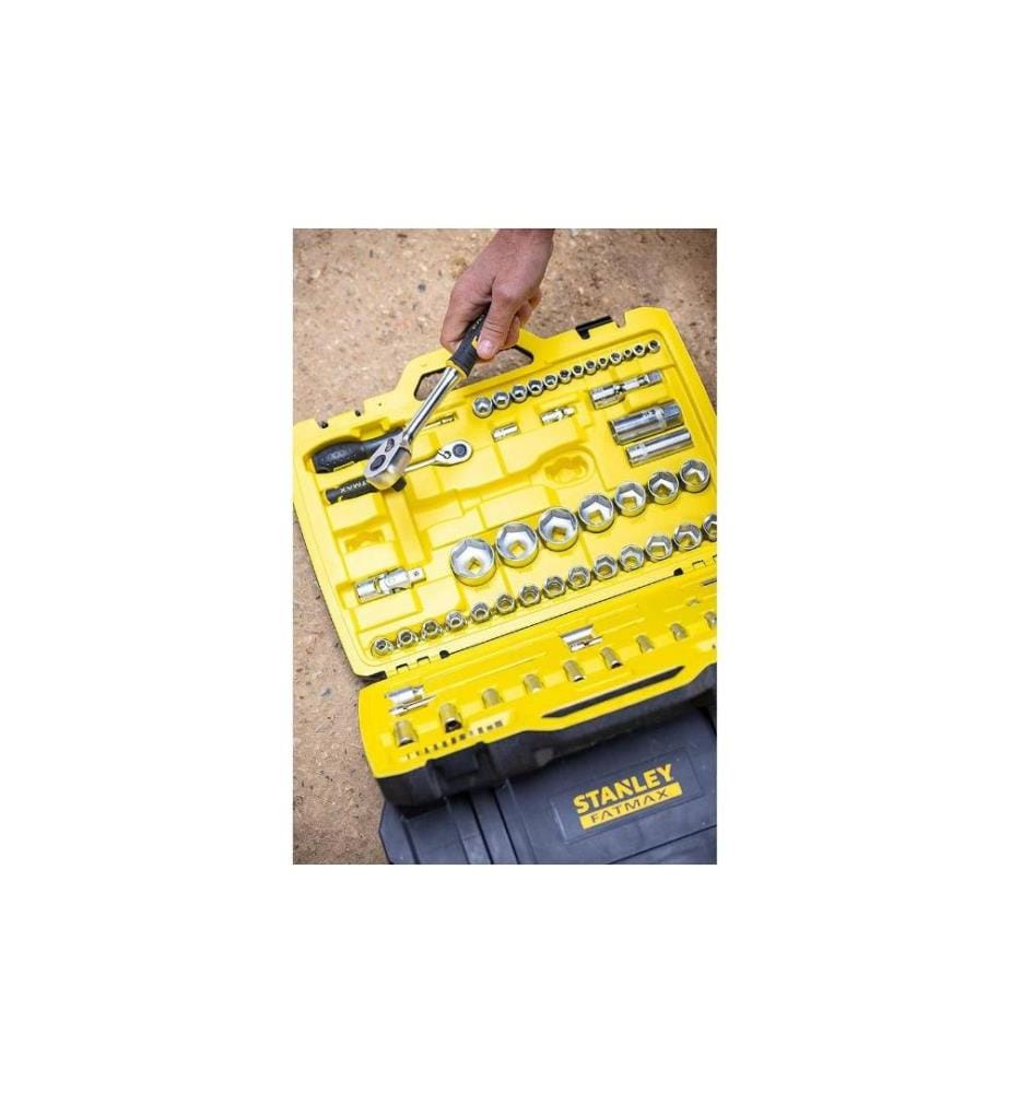 STANLEY - Fatmax Kit d'outils 1/2 + 1/4 49 pièces