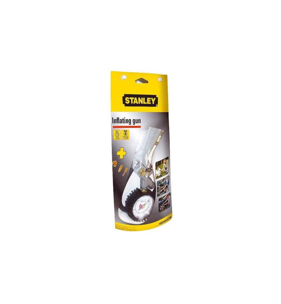 STANLEY - Pistolet de gonflage à air comprimé à manomètre 10 bar