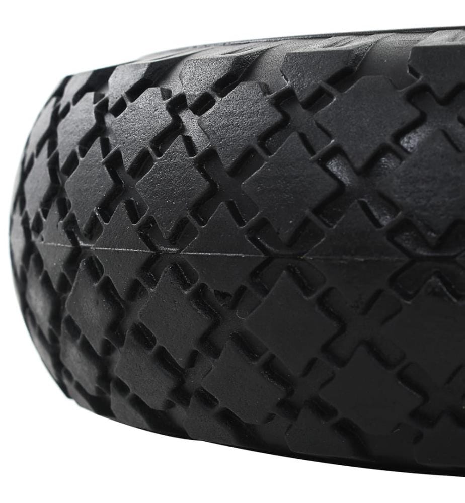 Sackkarrenräder 2 Stk. Massives PU 3,00 - 4 (260 x 85)