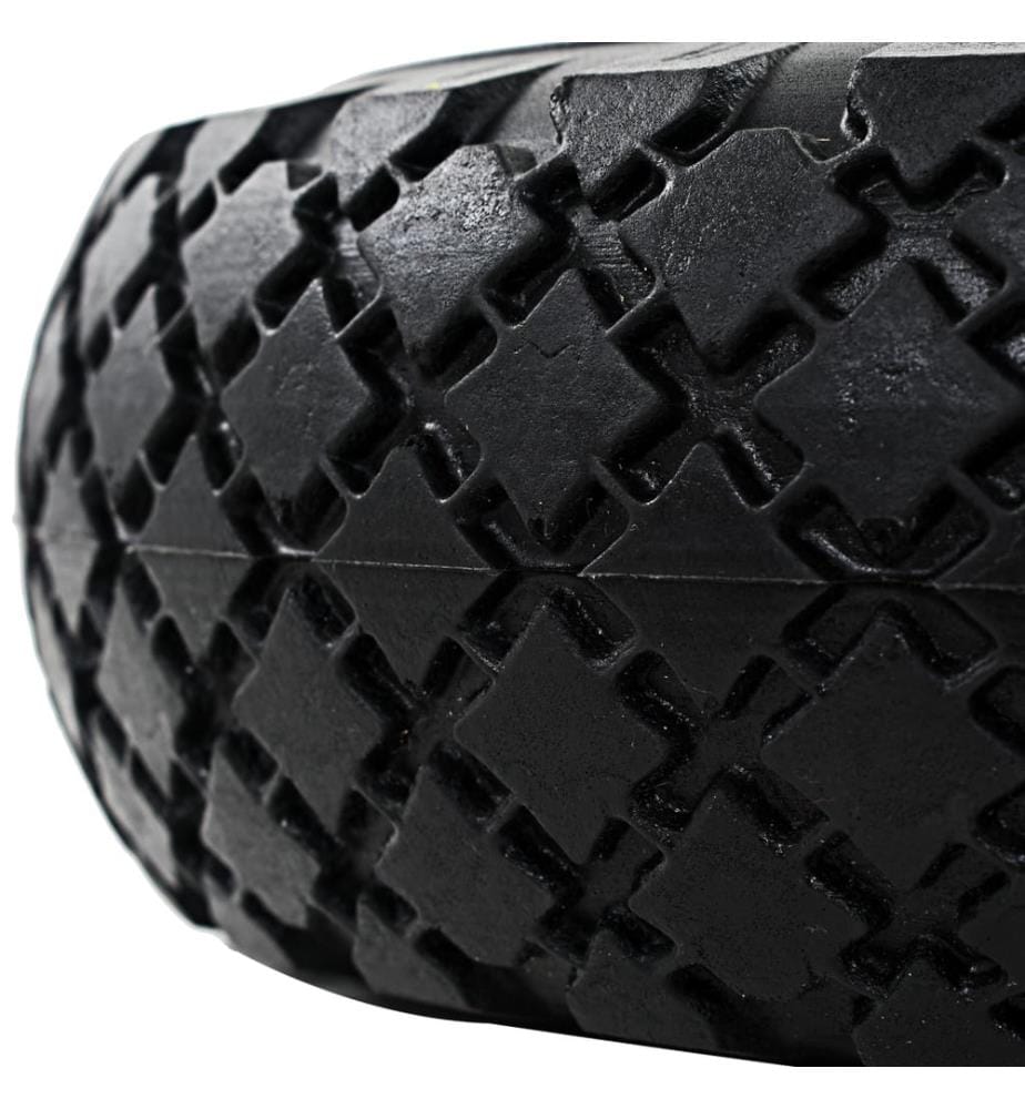 Sackkarrenräder 2 Stk. Massives PU 3,00 - 4 (260x85)