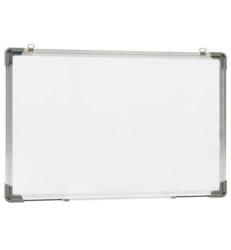 Tableau blanc magnétique effaçable à sec Blanc 50x35 cm Acier