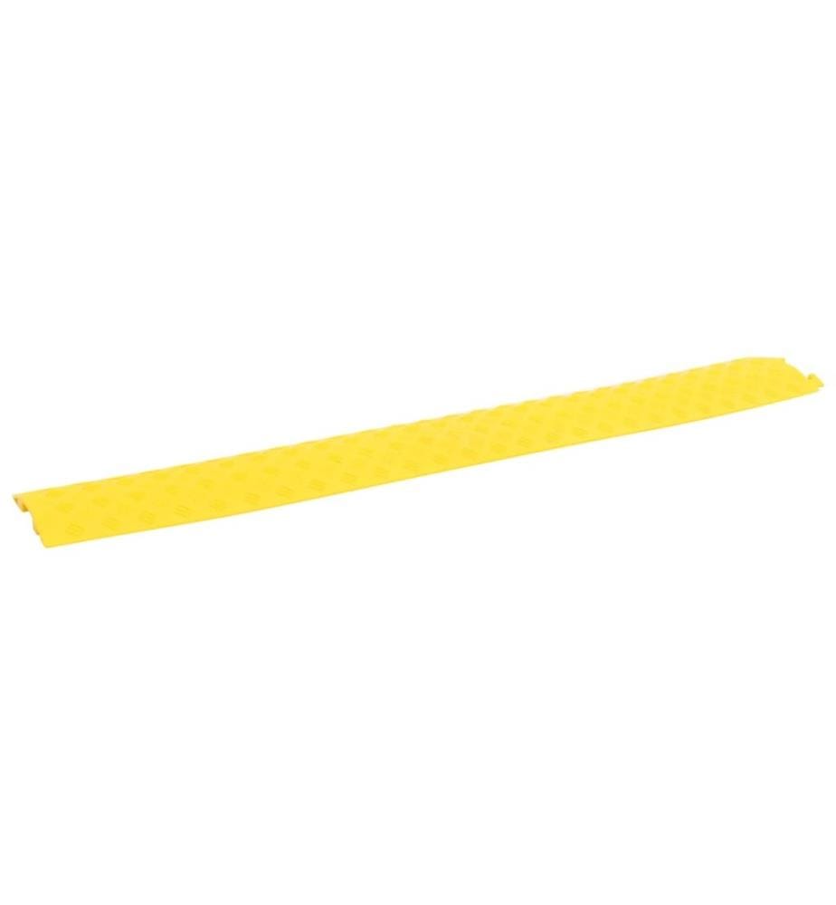 Rampes de protection de câble 4 pcs 98,5 cm Jaune