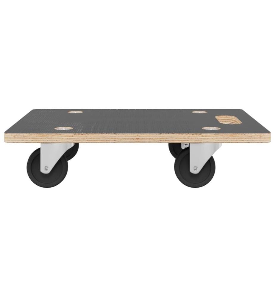 Transportroller 2 Stk. Rechteckig 80x55x11,5 cm 250 kg