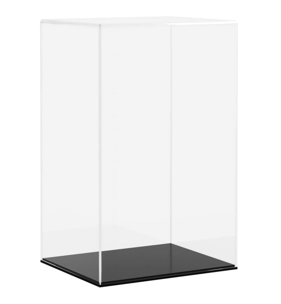 Vitrine Transparent 22x18x35 cm Acryl
