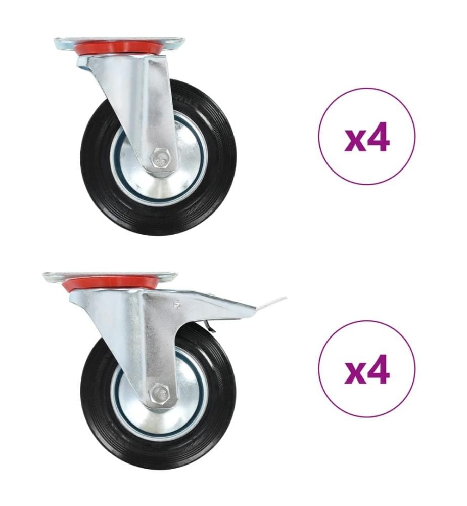 8 Stk. Lenkrollen 160 mm