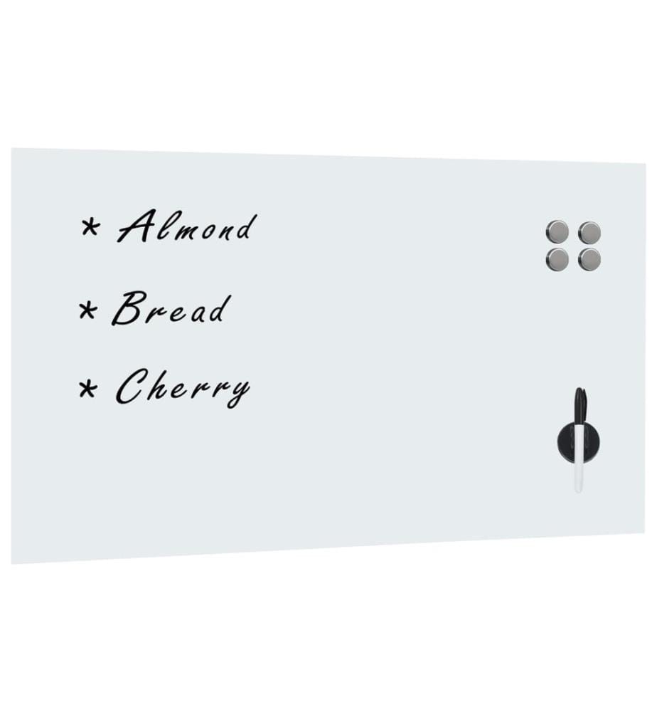 Magnettafel Wandmontage Glas 120x60 cm