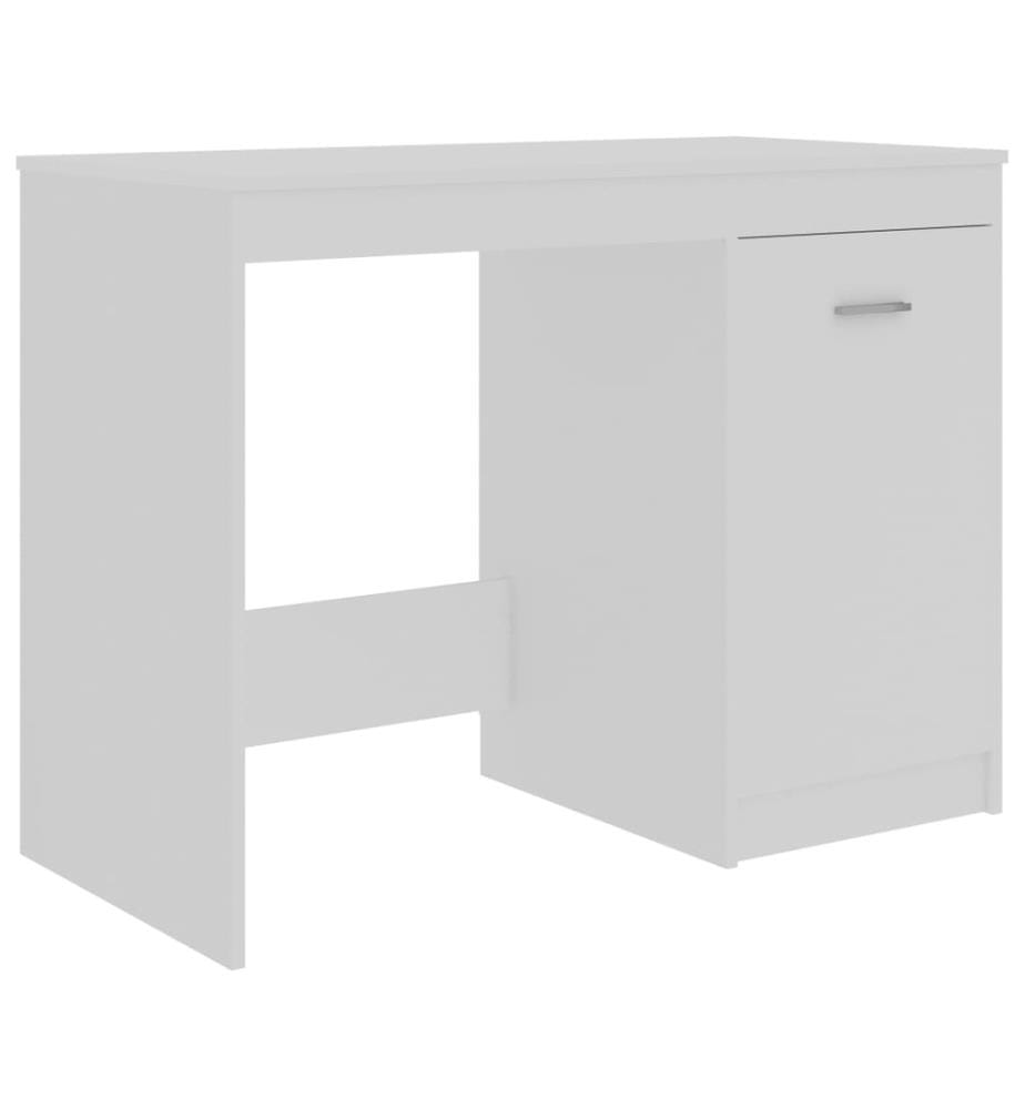 Bureau Blanc 140x50x76 cm Bois d'ingénierie