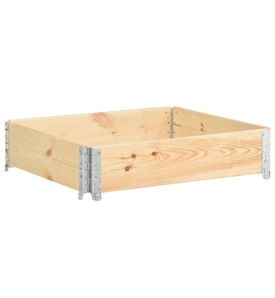 Collier de palette 100x100 cm Bois de pin solide