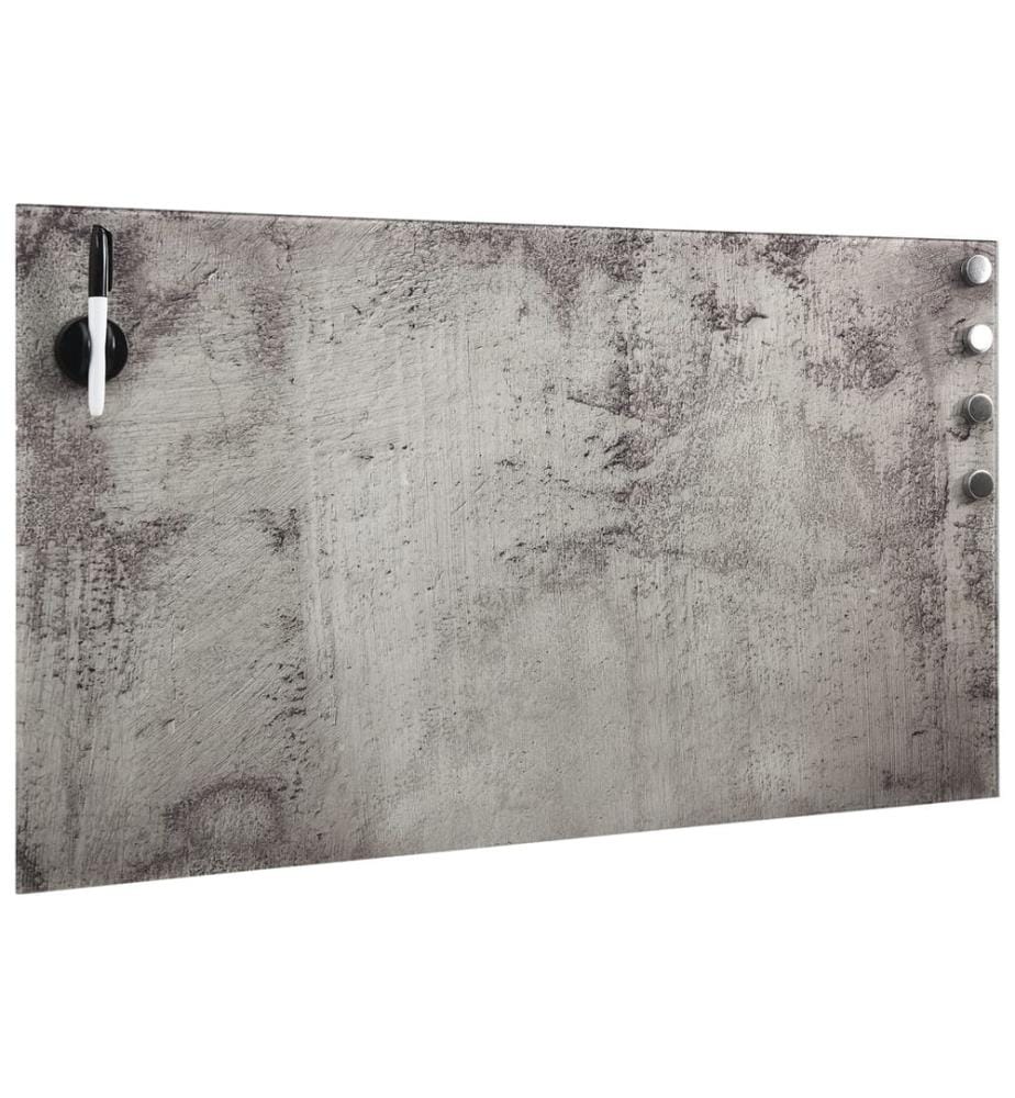 Tableau noir magnétique mural Verre 100x60 cm