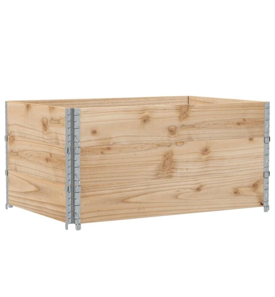 Paletten-Aufsatzrahmen 3 Stk. 120x80 cm Massivholz Kiefer