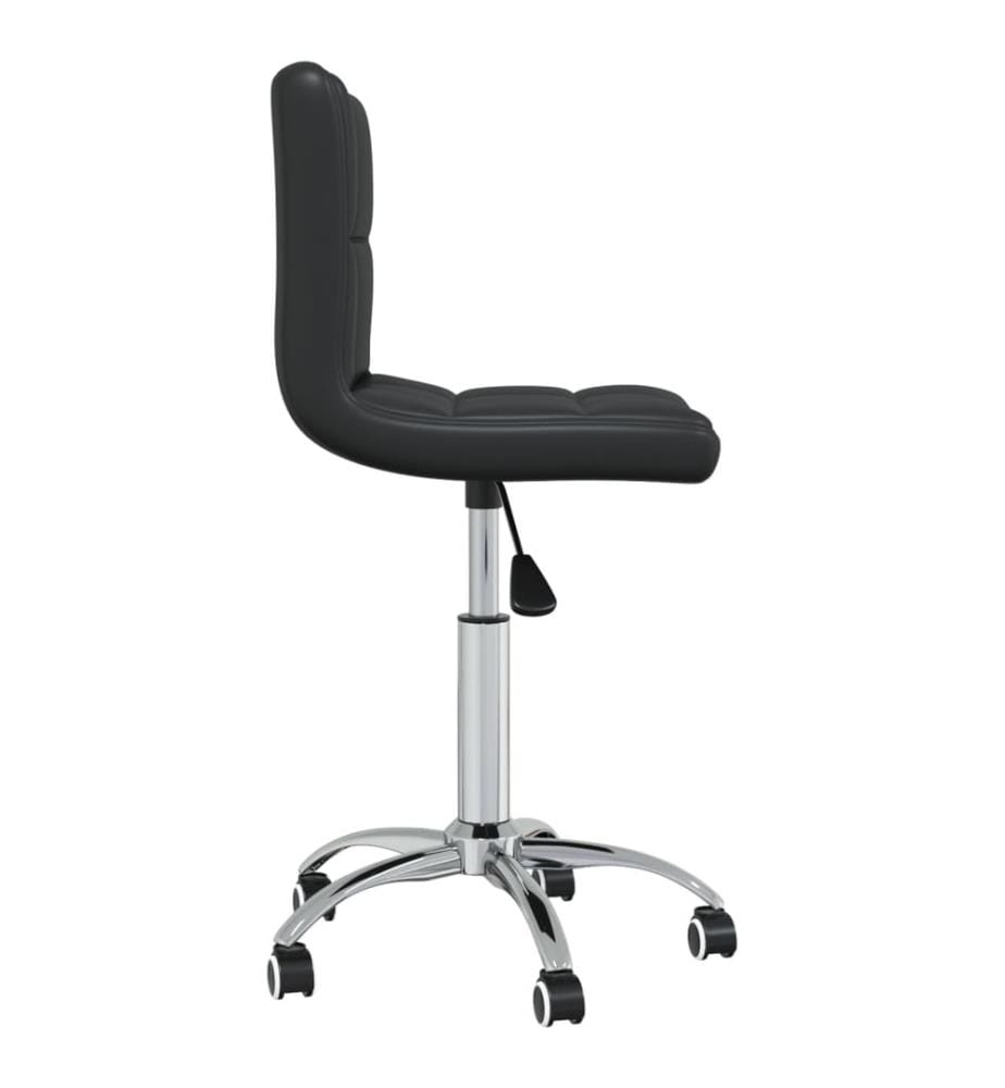 Bürostuhl Drehbar Schwarz Kunstleder