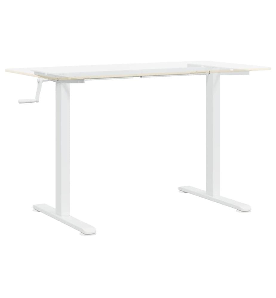 Gestell für Sitz-Steh-Schreibtische Weiss (94-135)x60x(70-114)cm