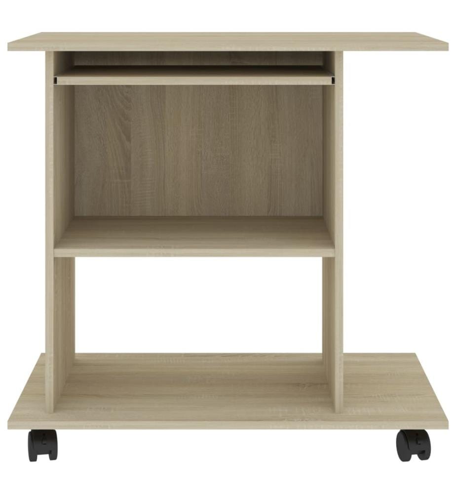 Schreibtisch Sonoma-Eiche 80x50x75 cm Holzwerkstoff