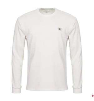 Long-sleeved T-Shirt with waffle texture - Tofu
