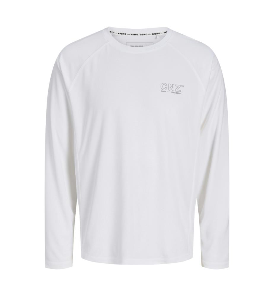 Langärmliges T-Shirt - Weiss