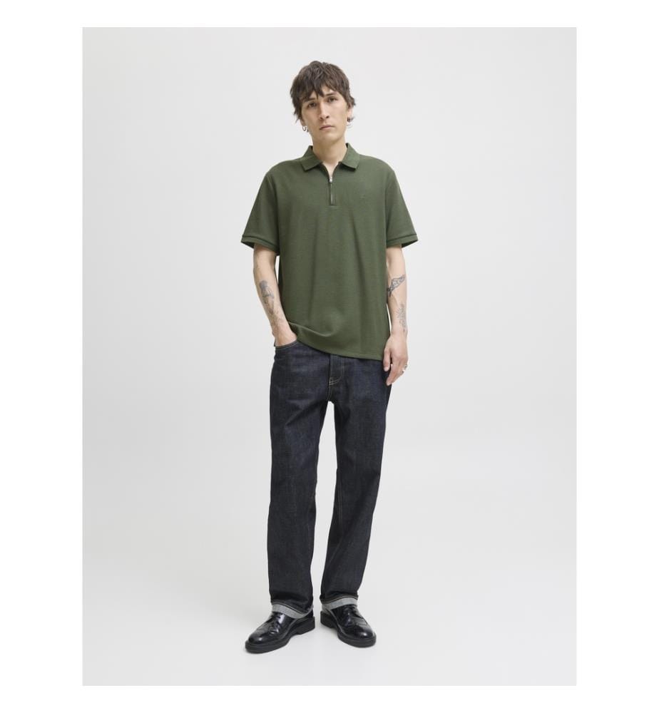 Polohemd - Khaki-Grün