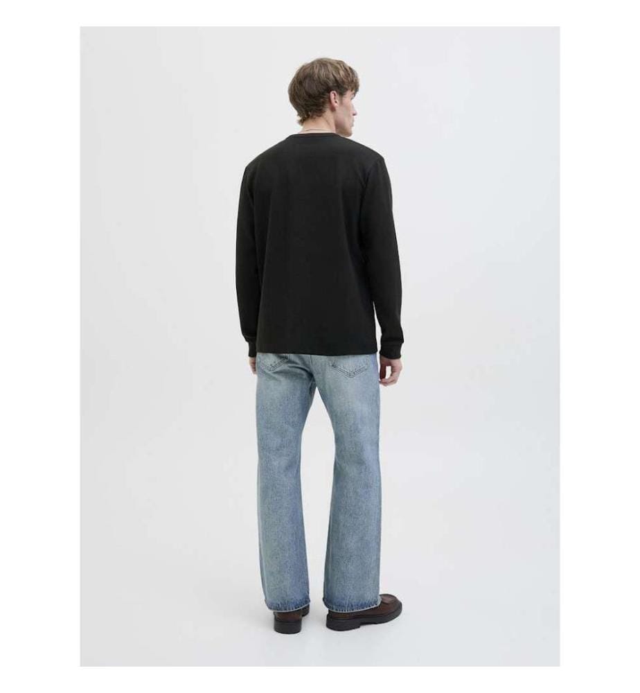 Langärmliges T-Shirt - Schwarz