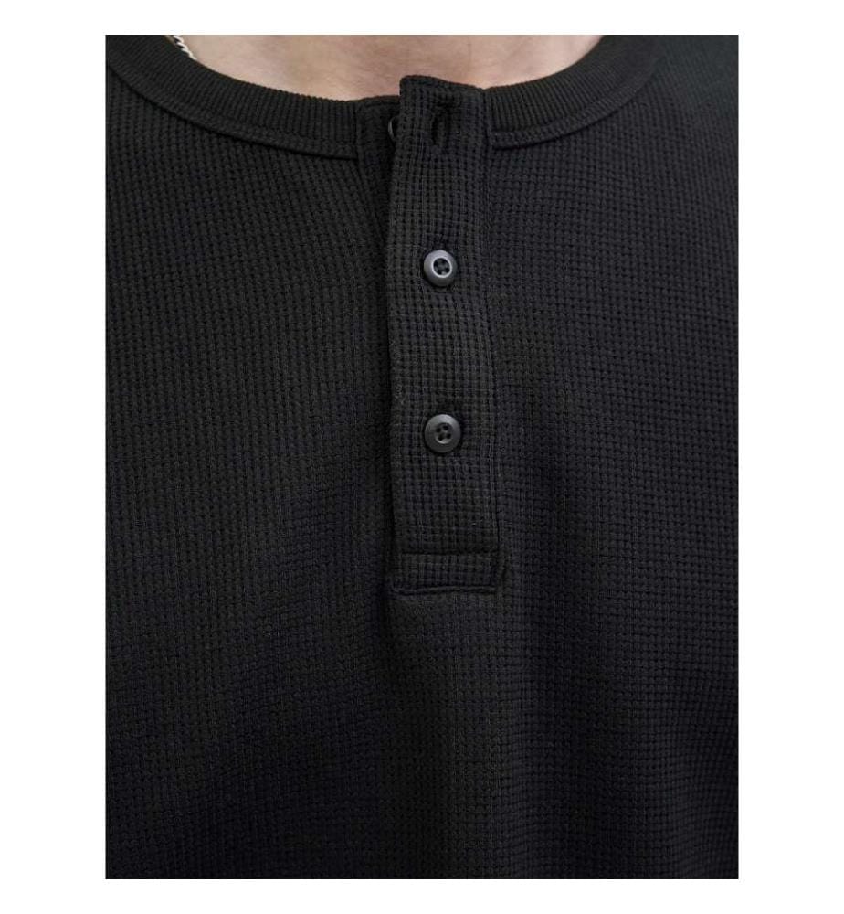 Langärmliges T-Shirt - Schwarz