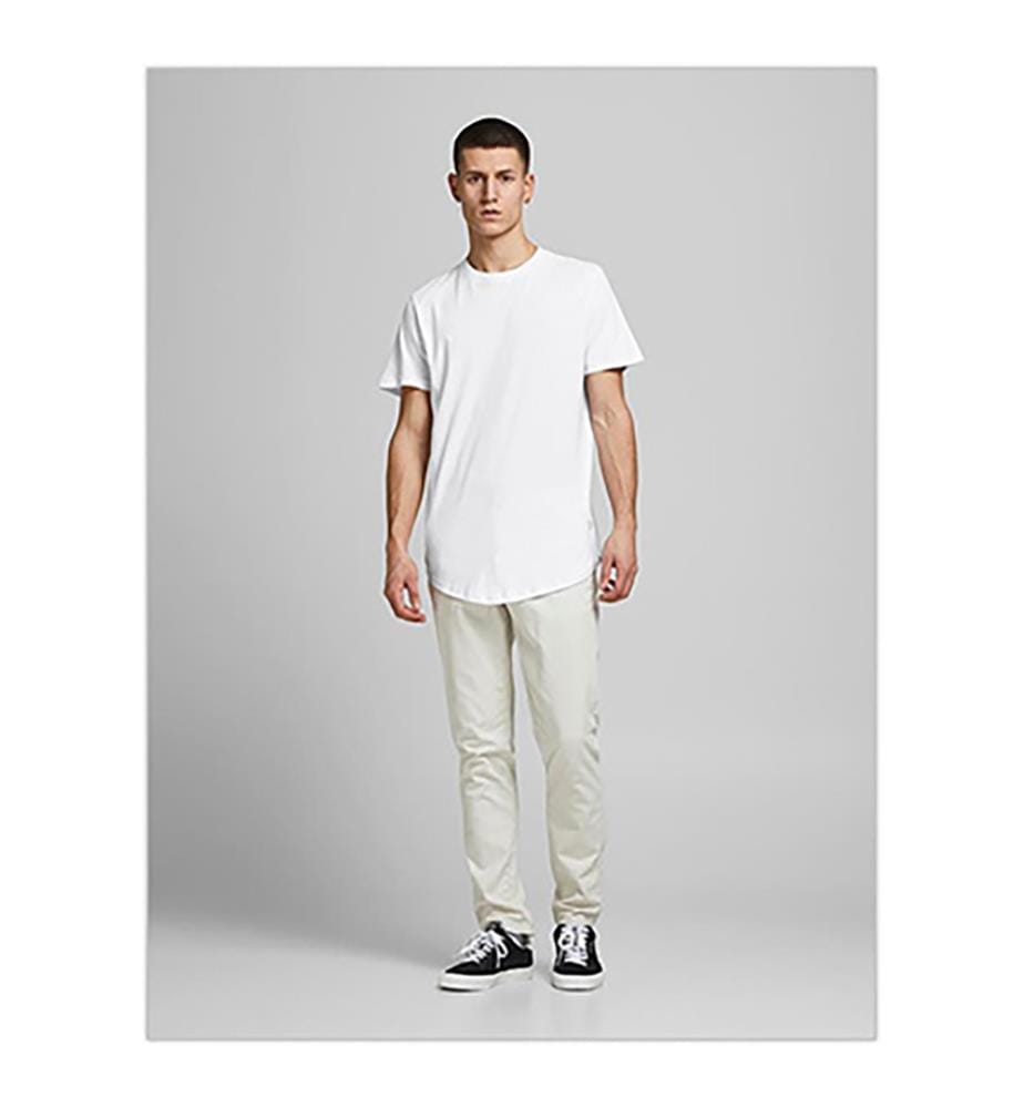 Set of 5 Long-Line Fit T-Shirts - 4 Colors