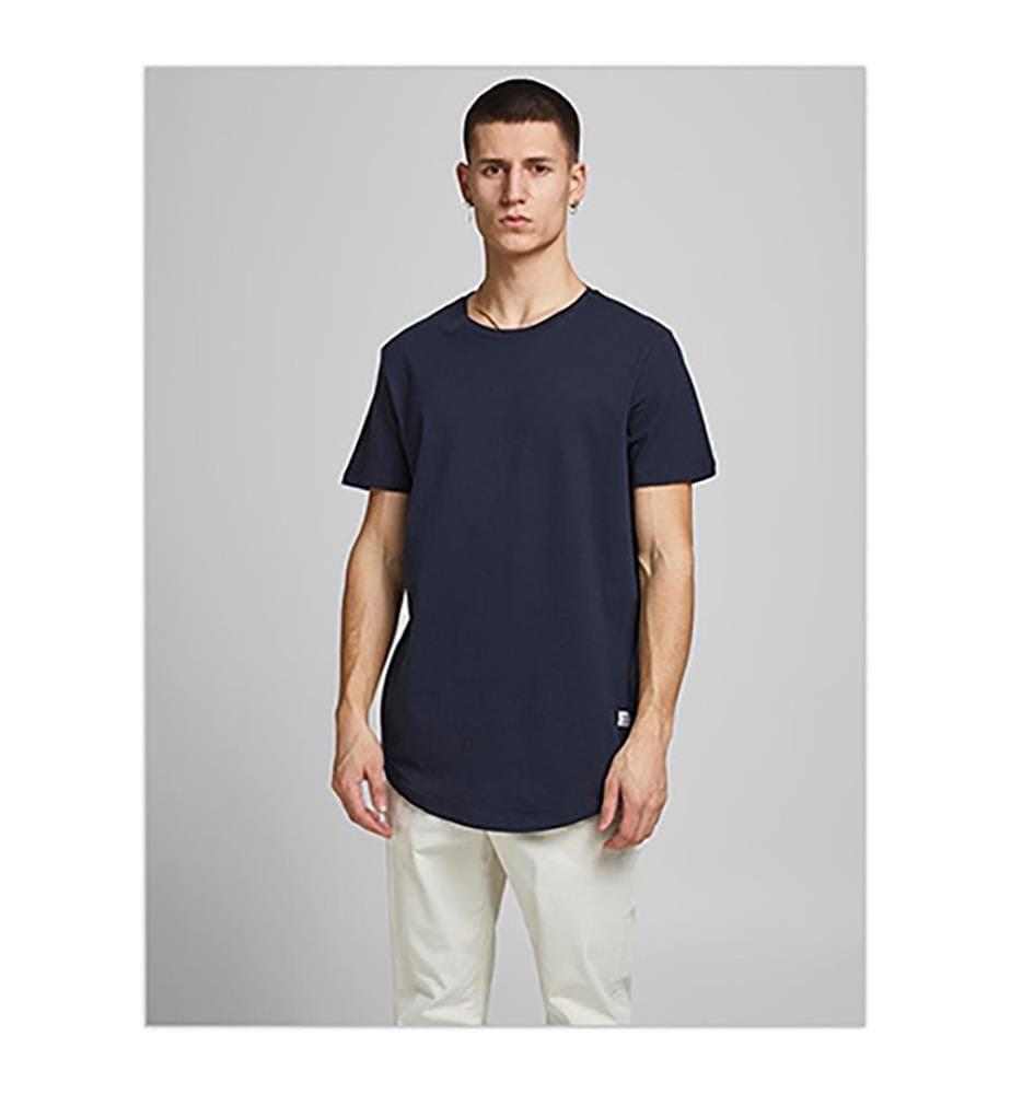 Set of 5 Long-Line Fit T-Shirts - 4 Colors