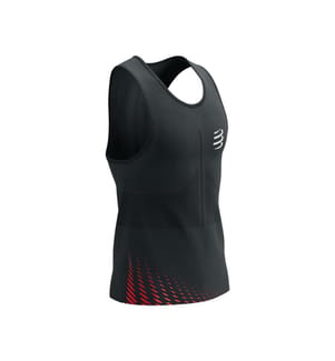 Pro Racing Tank Top - Black High Risk Red