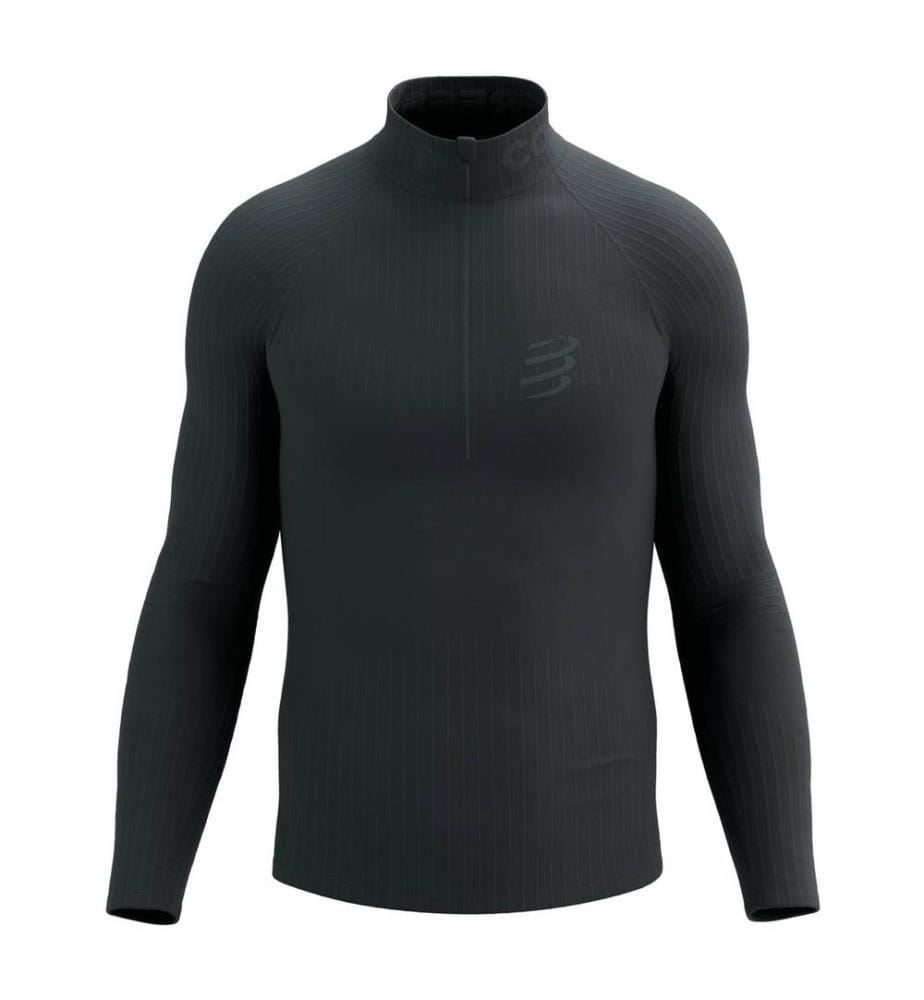 3D Thermo HZ LS T-Shirt - Black