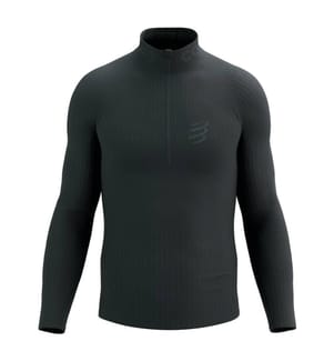 3D Thermo HZ LS T-Shirt - Black