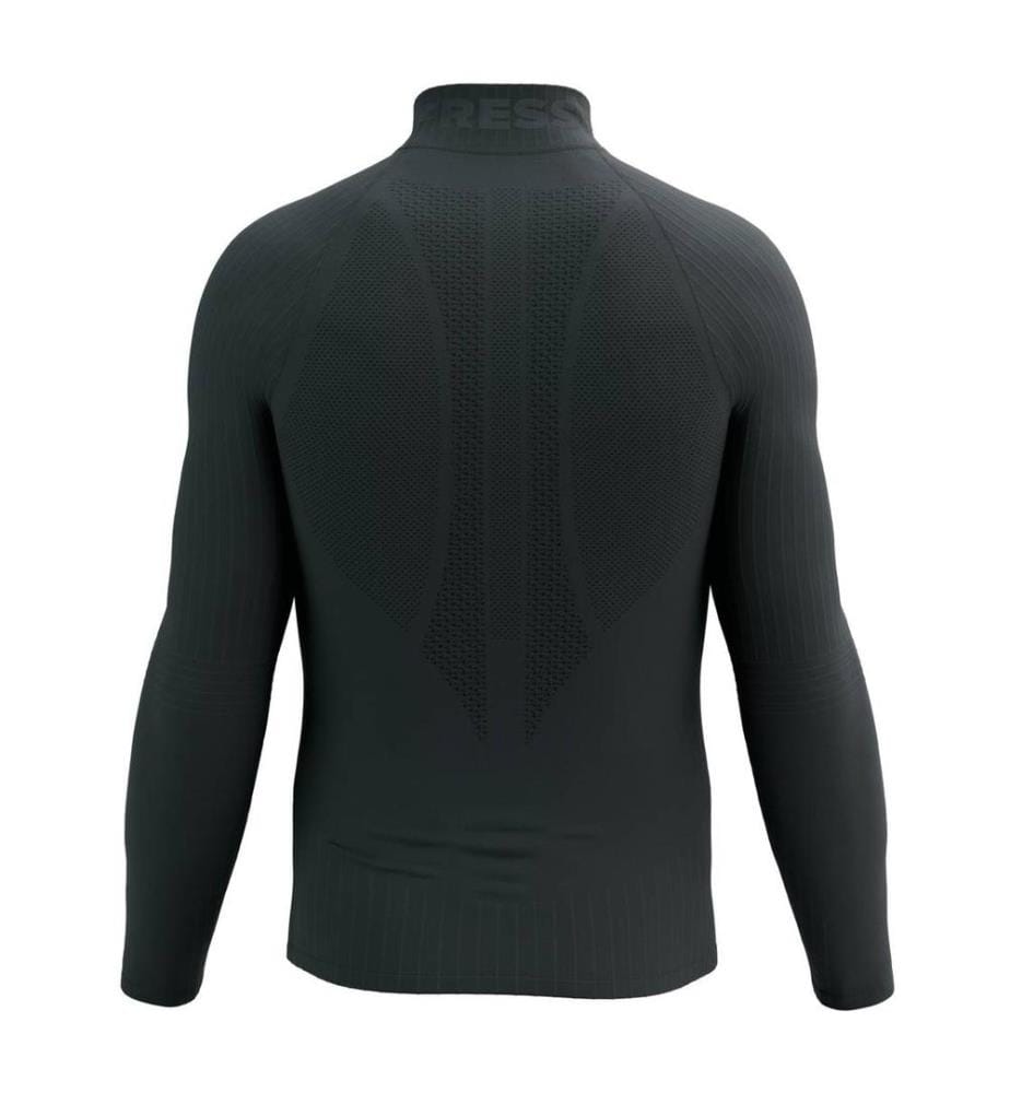 3D Thermo HZ LS T-Shirt - Black
