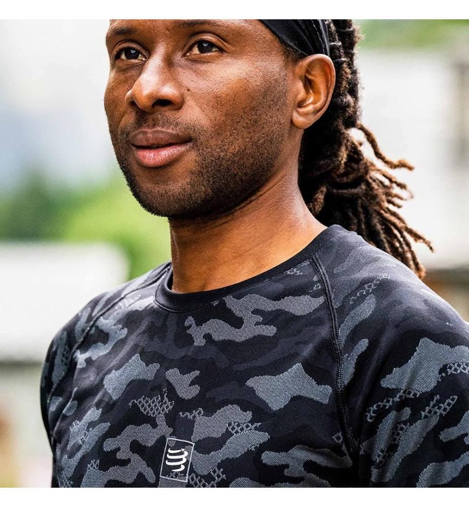 T-Shirt Training Camo 22 - Rouge