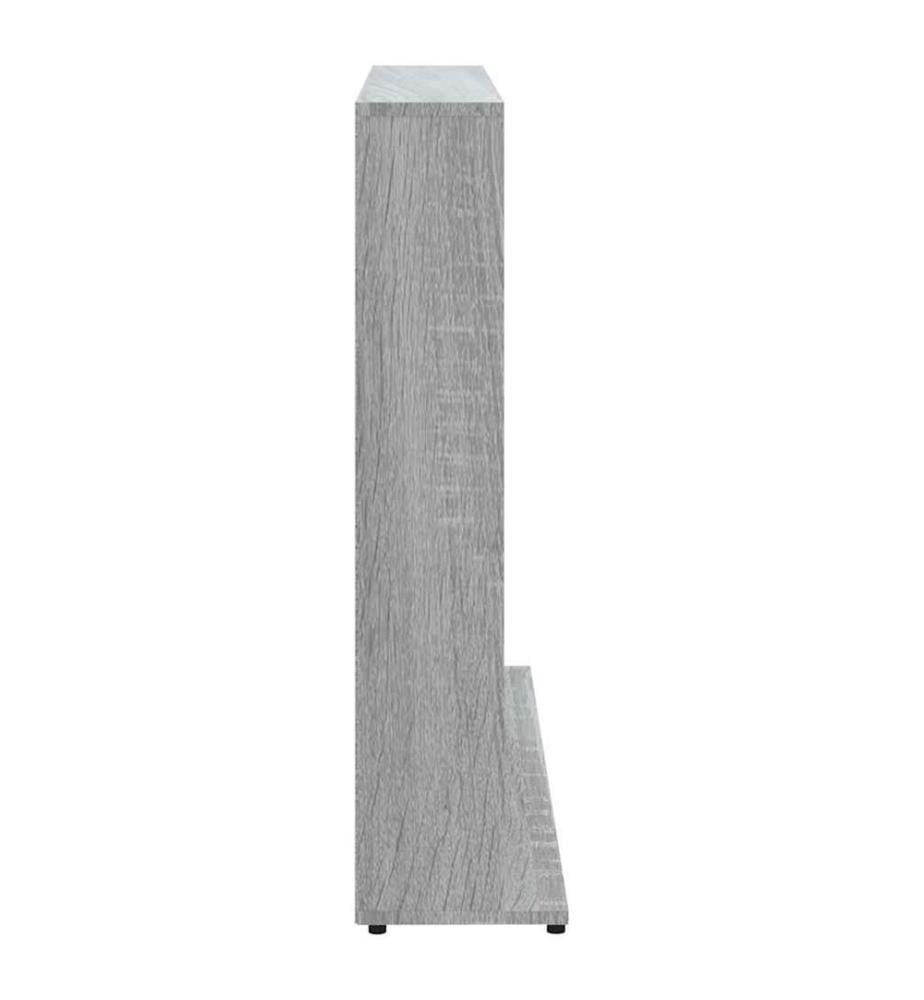 CD Cabinet Sonoma gray 100x23x89.5 cm Engineered Wood