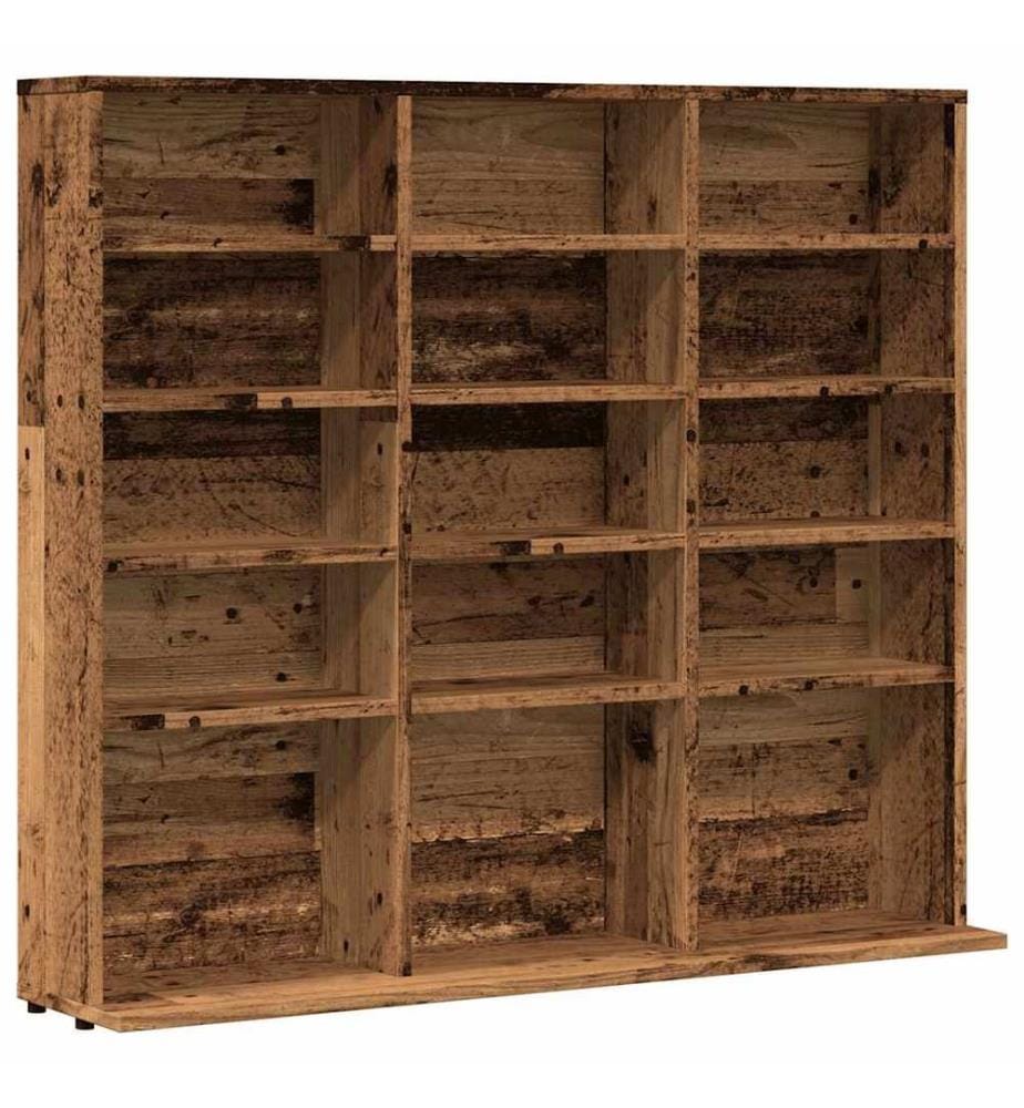 CD Cabinet old wood 100x23x89,5 cm engineered wood