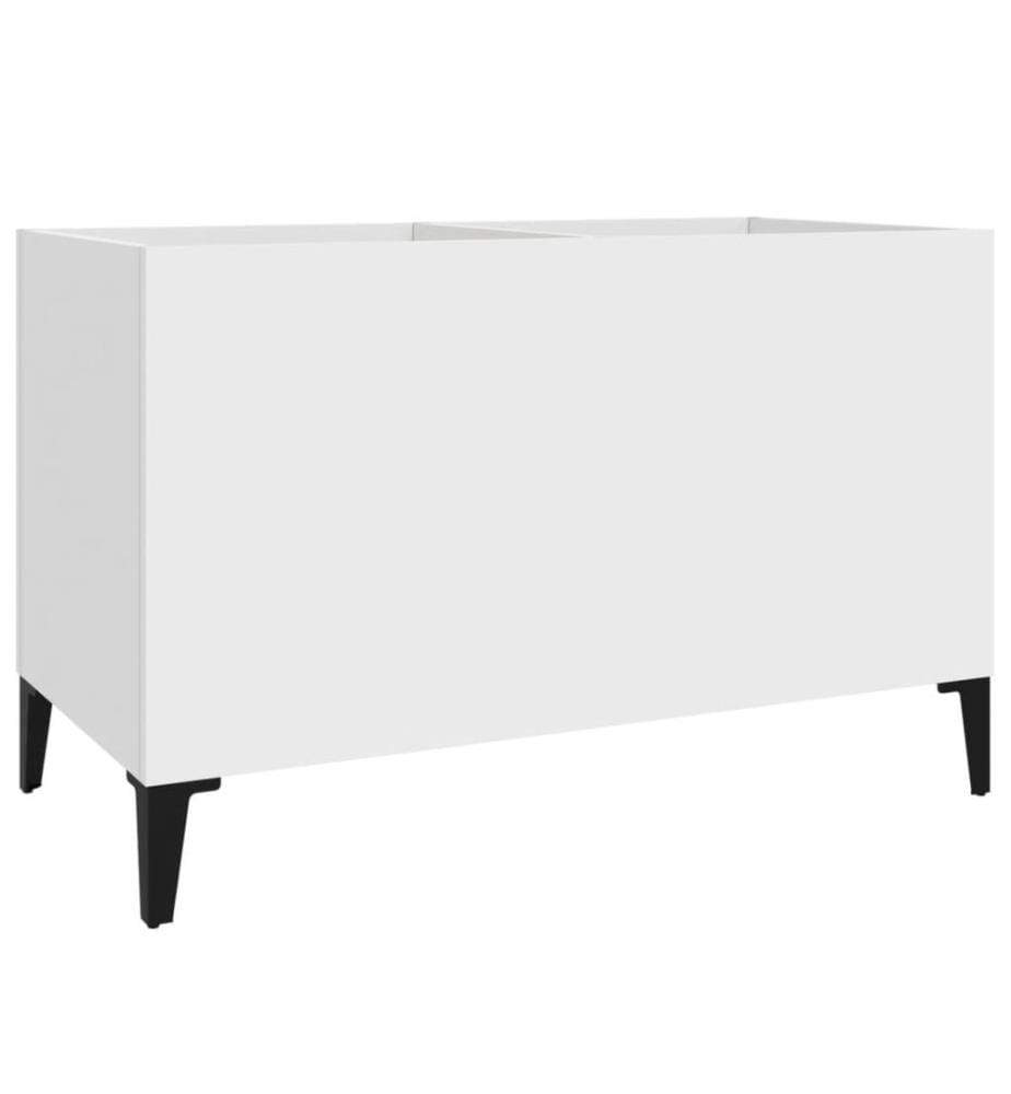 Disc Cabinet white 74,5x38x48 cm engineered wood