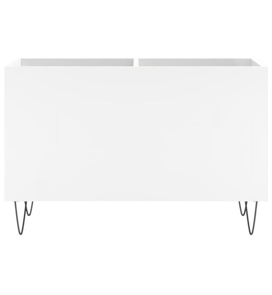 Disc Cabinet white 74,5x38x48 cm engineered wood