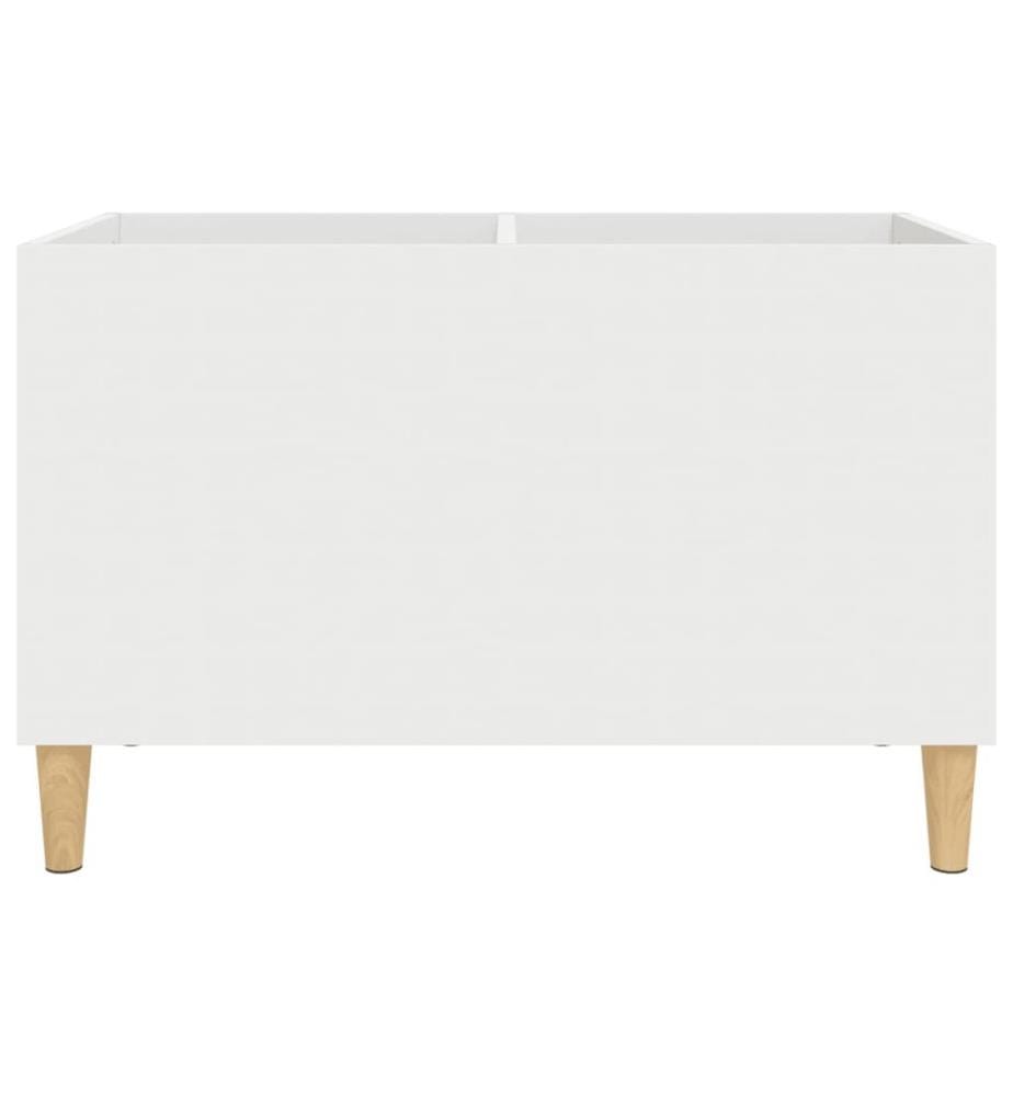 Disc Cabinet white 74,5x38x48 cm engineered wood