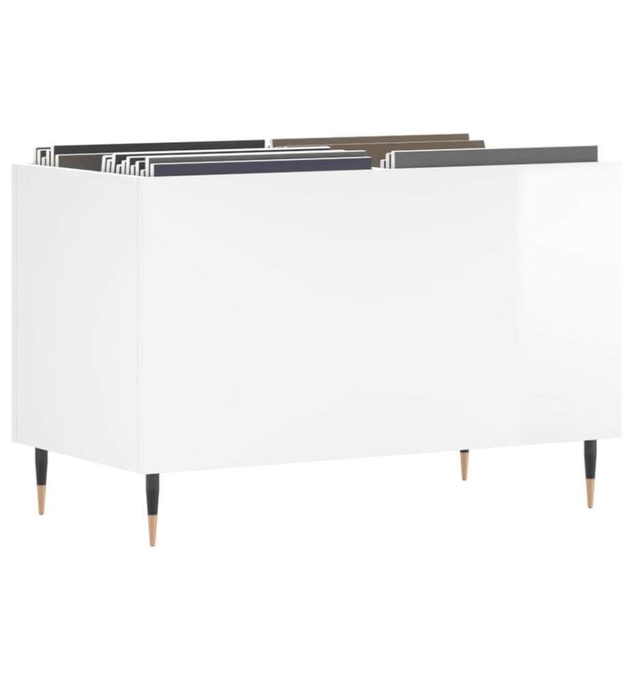 Disc Cabinet white glossy 74,5x38x48cm engineered wood
