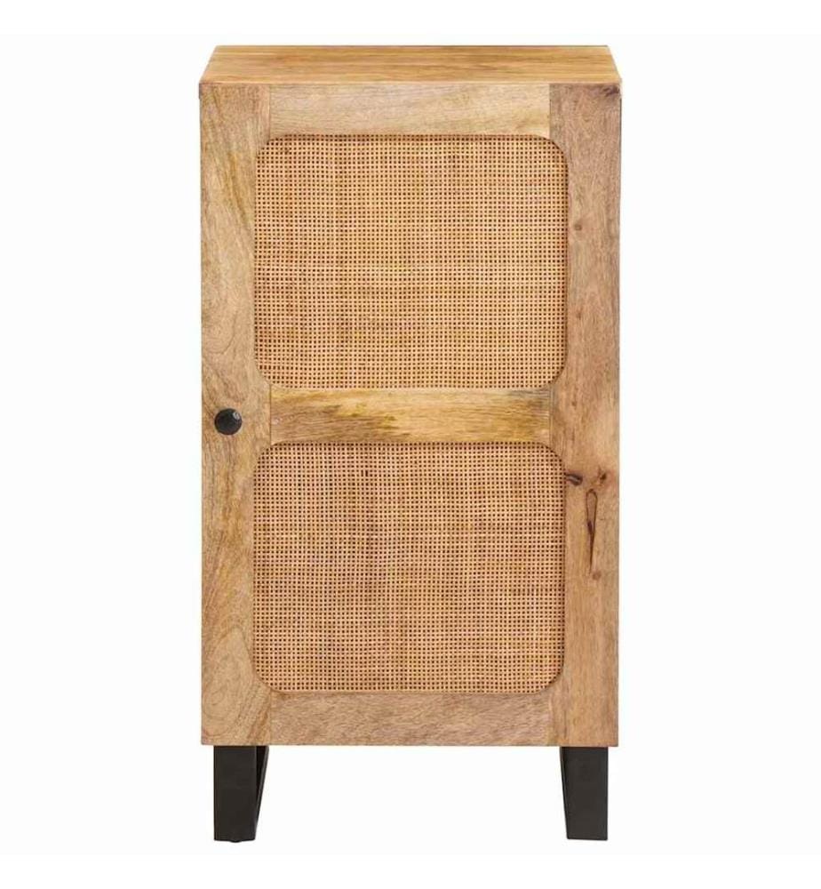 Buffet avec porte Marron 40 x 33 x 75 cm Bois de mangue massif