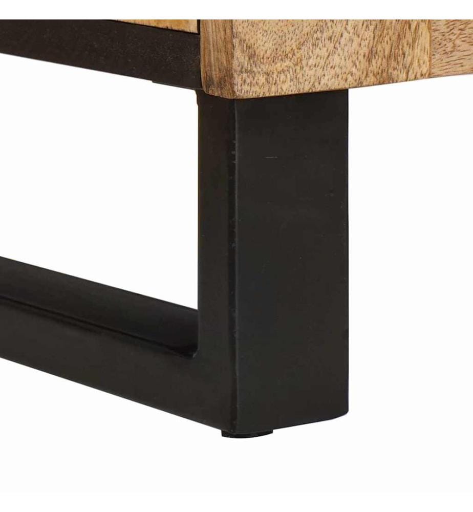 Buffet avec porte Marron 40 x 33 x 75 cm Bois de mangue massif