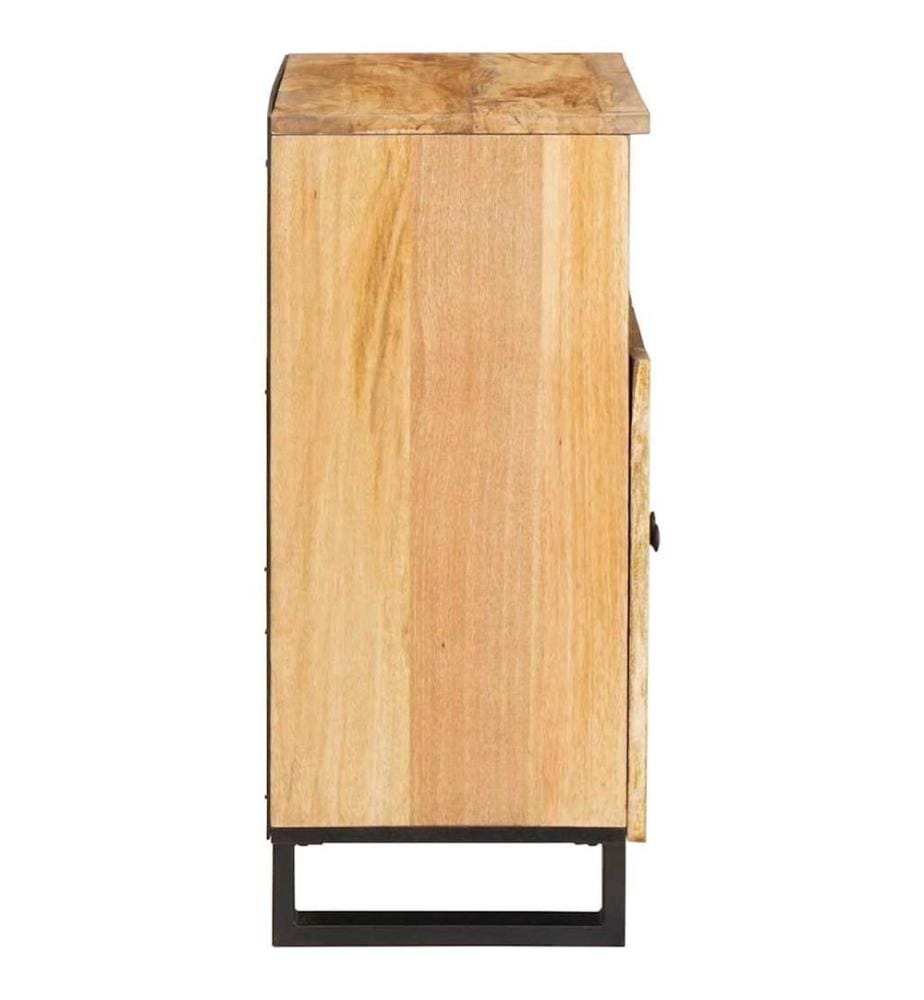 Buffet avec porte Marron 60 x 33 x 75 cm Bois de mangue massif