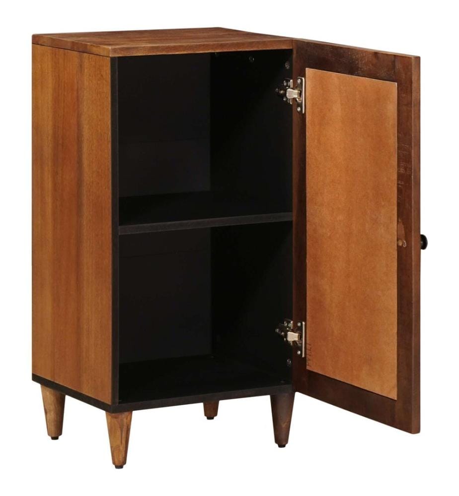 Buffet avec porte Noyer 40 x 33 x 75 cm Bois de mangue massif