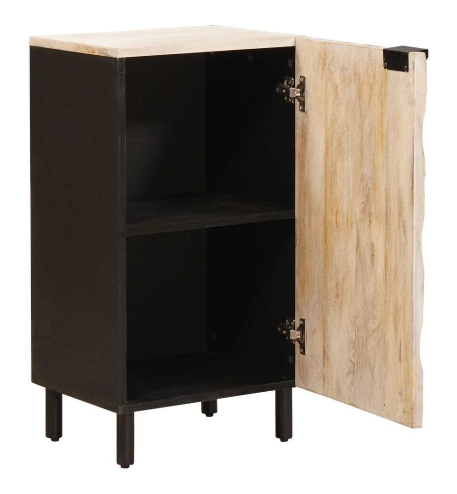 Buffet avec stockage Finition Lavage Blanc 40 x 33 x 75 cm