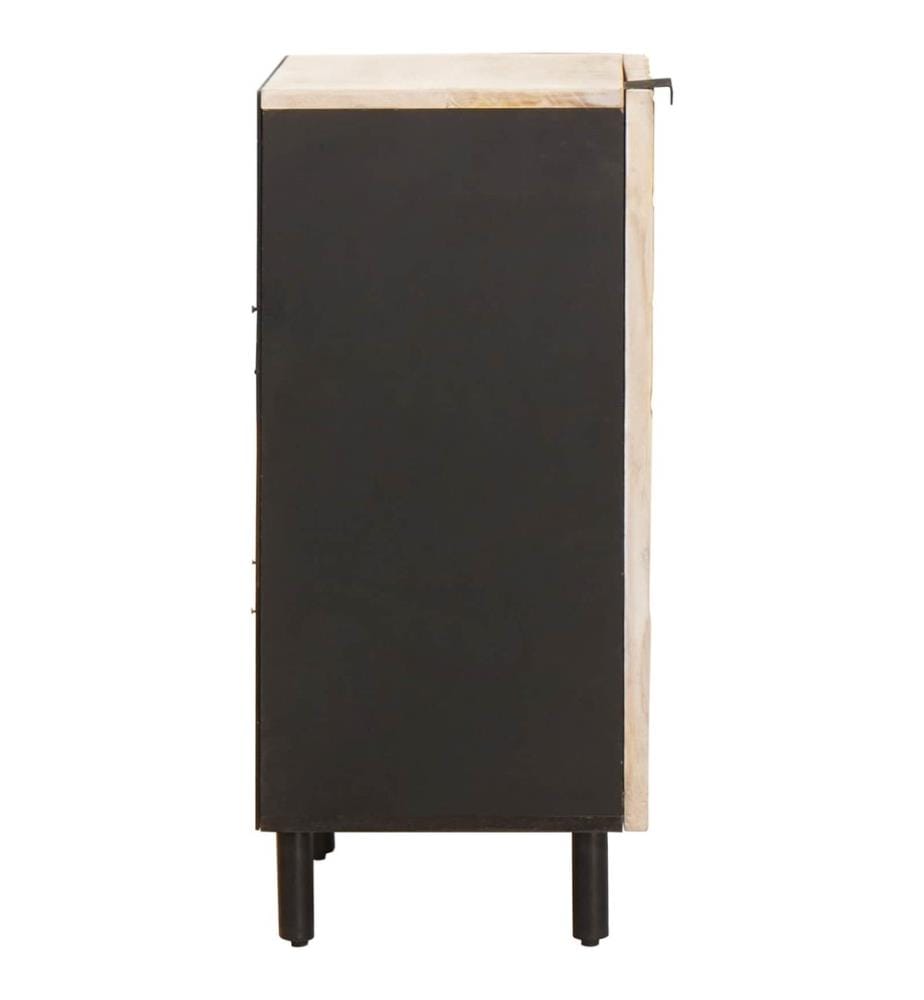 Buffet avec stockage Finition Lavage Blanc 40 x 33 x 75 cm